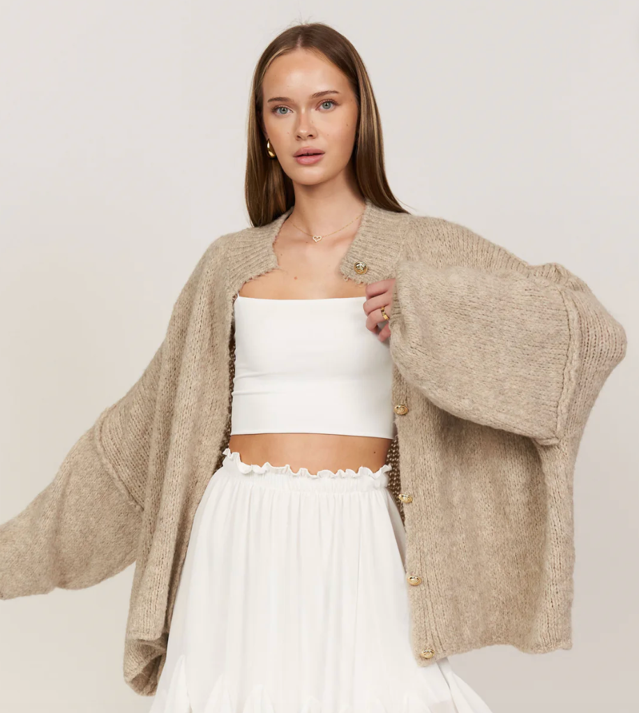 Cárdigan oversize Elsa Glam