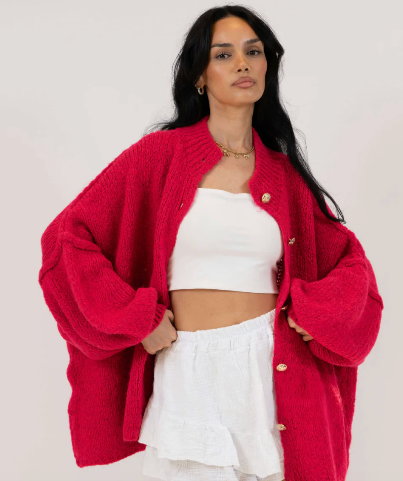 Cárdigan oversize Elsa Glam