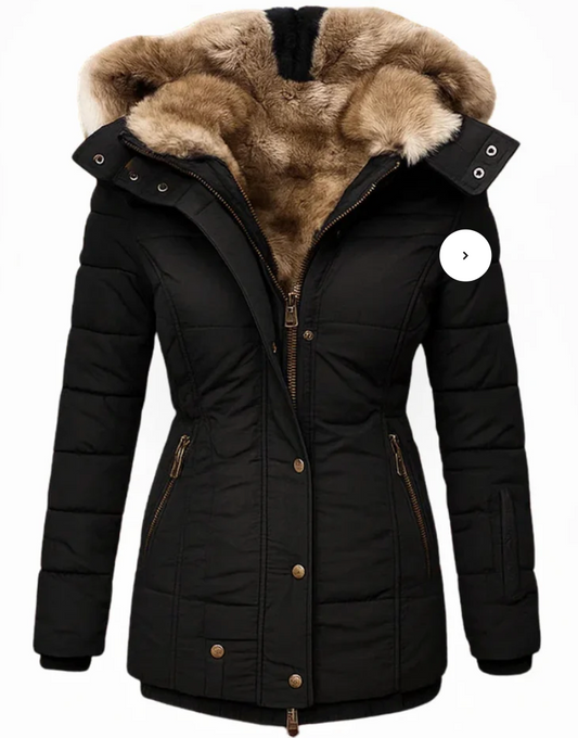 ANNIEK | Abrigo de invierno cálido con suave forro de piel